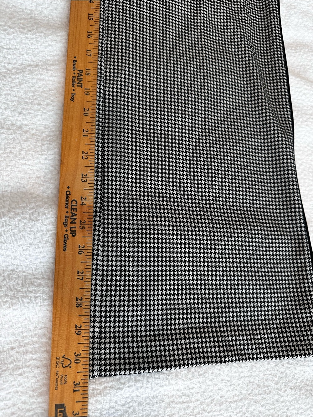 Black & White Houndstooth Wide Leg Trousers by Maison d’ Amelie - Picture 10 of 15